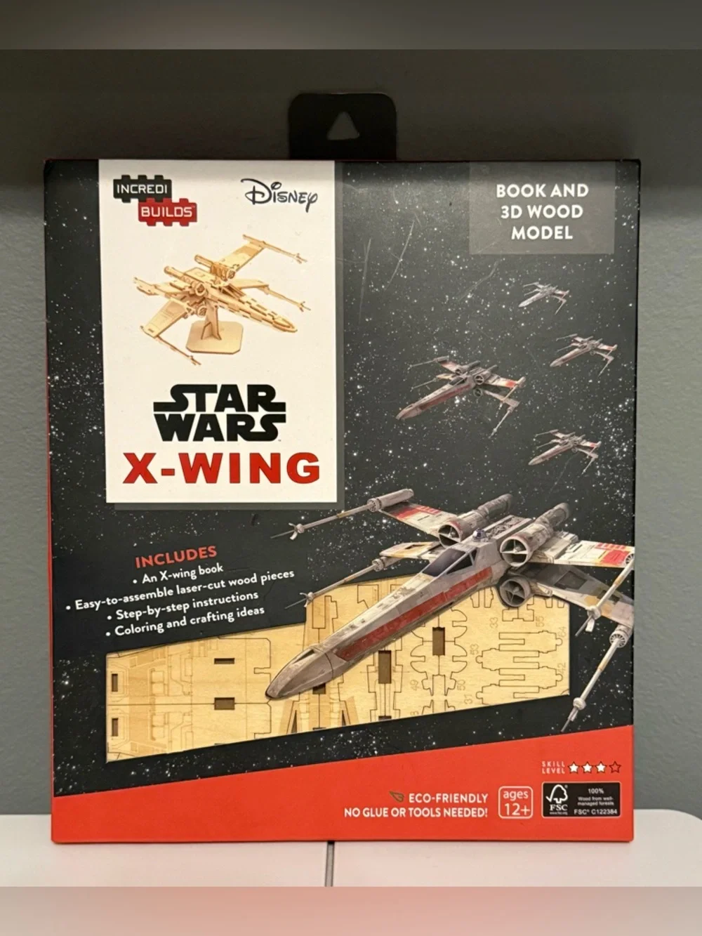 Disney Star Wars X-Wing 3D Wood Model Kit